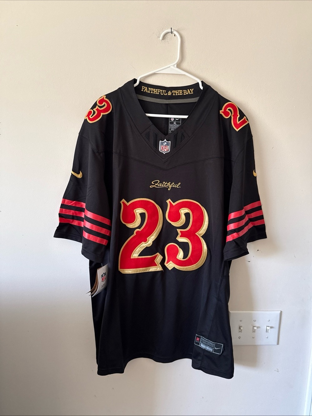 Men’s Nike Christian McCaffrey #22 SF 49ers Rivalries Lmtd NFL Jersey Sz XL NWT